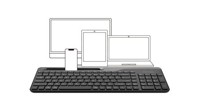 Комплект A4Tech Fstyler FB2535C клавіатура з мишою , USB, колір димчато-сірий FB2535C (Smoky Grey) 1605469 фото