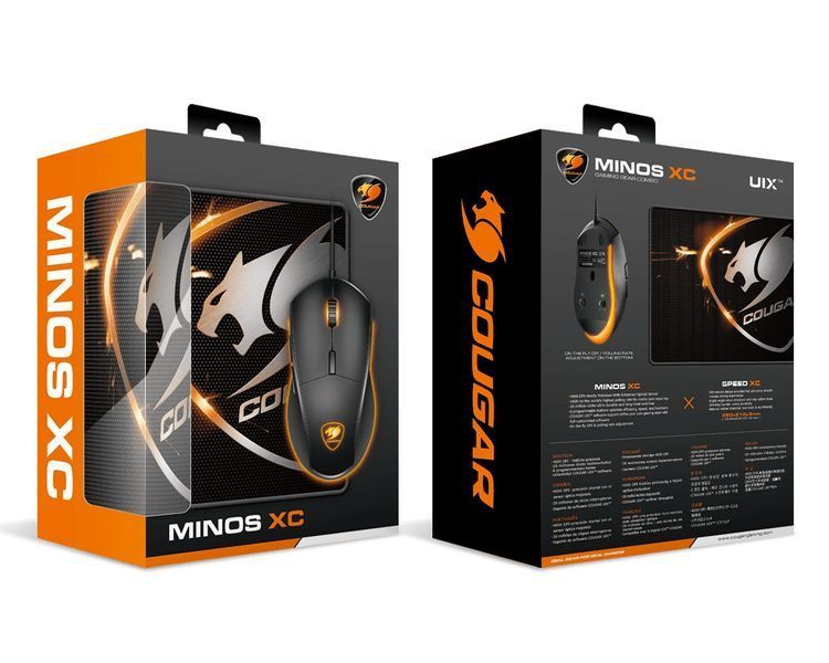 Комплект Мышь игровая Cougar XC с ковриком Speed ​​XC Minos XC 1604300 фото