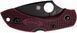 Нож Spyderco Dragonfly 2 Lightweight BB Micro-Melt PD1 FRN Burgundy C28BGBKP2 871699 фото 3