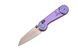 Ніж-антистрес Hightron EdgePlay дамаск з міддю Титан TC4 HT01PURP 4009322 фото 1