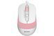 Миша A4Tech Fstyler FM10 (Pink), USB, колір білий+ рожевий FM10 (Pink) 1604409 фото 1