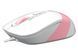 Миша A4Tech Fstyler FM10 (Pink), USB, колір білий+ рожевий FM10 (Pink) 1604409 фото 3