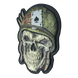 Шеврон 3Д - рельєфний черепашка в касці - GO TO HELL! (ПВХ) 10.001.01 фото 3