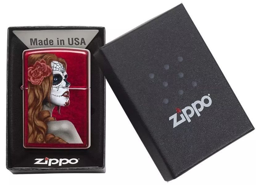 Зажигалка бензиновая Zippo Day Of Dead Girl (28830) V77550496 фото