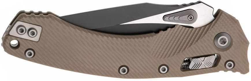 Нож Microtech Amphibian Black Blade G-10 Tan 137RL-1FLGTTA 14090775 фото