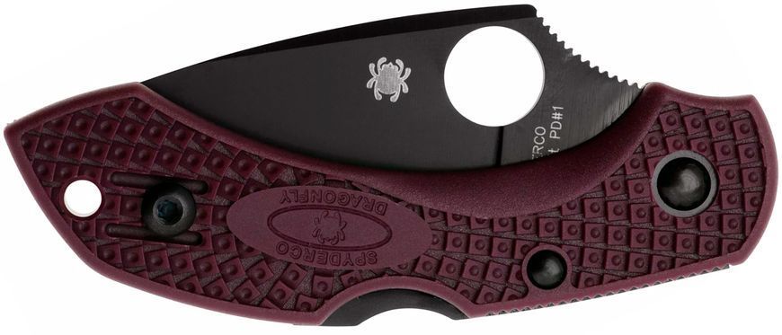 Нож Spyderco Dragonfly 2 Lightweight BB Micro-Melt PD1 FRN Burgundy C28BGBKP2 871699 фото
