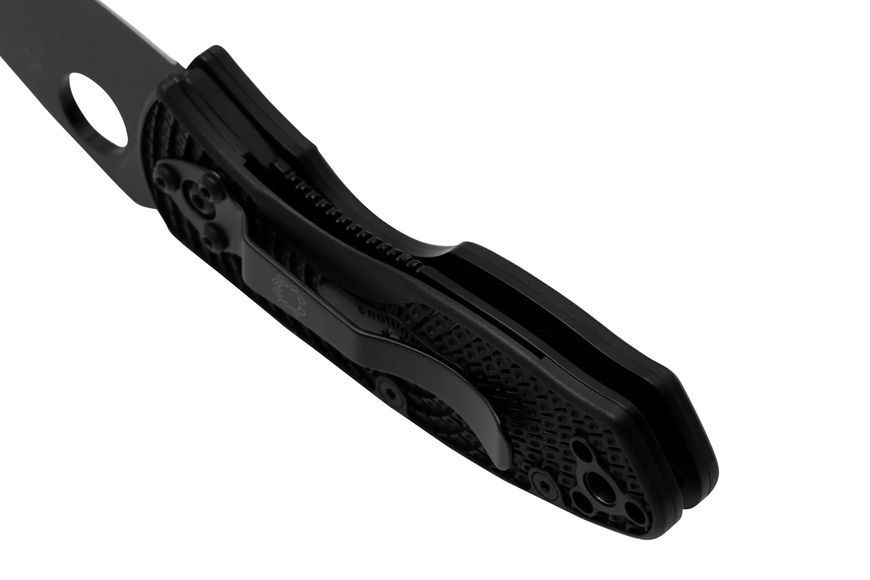 Нож Spyderco Ambitious Lightweight Black Blade FRN C148PBBK 871735 фото