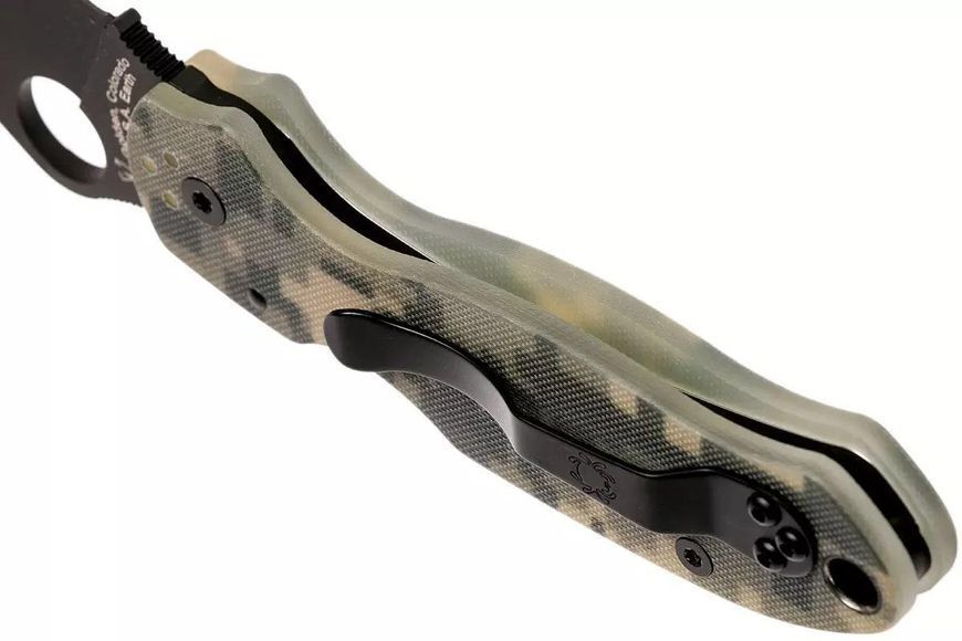 Ніж Spyderco Para 3 Camo Blake Blade CPM-S45VN C223GPCMOBK 871580 фото