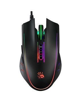 Миша ігрова A4-Tech Bloody Q81, чорна, з підсвічуванням Curve, USB Q81 Bloody Curve 1604410 фото