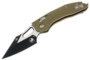 Ніж Microtech Stitch S/E Ram-Lock fluted Чорний клинок руків'я G-10 G-10 OD Green 169RL-1FLGTOD 4009481 фото