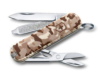 Швейцарський ніж Victorinox Сlassic SD Desert camouflage 0.6223.941 4007016 фото