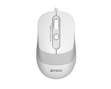 Миша A4Tech Fstyler FM10S (White), безшумна, USB, колір білий FM10S (White) 1604564 фото