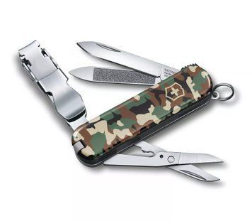 Швейцарський ніж Victorinox Nail Clip 580 65 мм 8 функцій Камуфляж (0.6463.94) V77553685 фото
