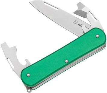 Ніж багатофункціональний Fox Vulpis Aluminium OD Green 3 інструменти FX-VP130-3 OD 17530713 фото