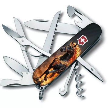 Швейцарський ніж Victorinox Huntsman Zodiac Золотий кінь Різнокольоровий 1.3713_Z5220pk V77554199 фото
