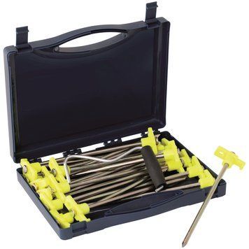 Кілки Outwell Spike Peg Box 20,5 см 20 шт. Luminous Green (650778) 928879 фото