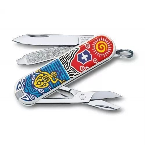 Швейцарський ніж Victorinox Classic LE 2018 New Zealand 58 мм Різнокольоровий (0.6223.L1806) V77553568 фото