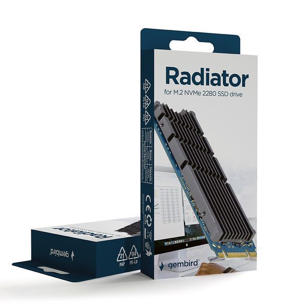 Кулер для SSD Gembird EE2280-R-01 EE2280-R-01 1606460 фото