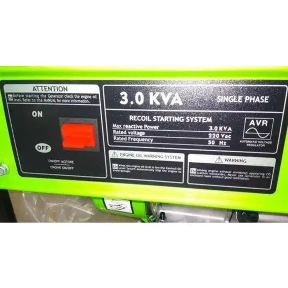 Генератор однофазный бензиновый IMC 3 KVA/2.4 кВт 7100001 фото
