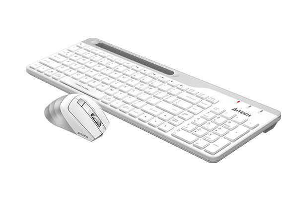 Комплект A4Tech Fstyler FB2535C клавиатура с мышью, USB, цвет ледяно-белый FB2535C (Icy White) 1605470 фото