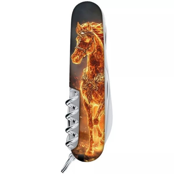 Швейцарский нож Victorinox Huntsman Zodiac Золотой конь Разноцветный 1.3713_Z5220pk V77554199 фото