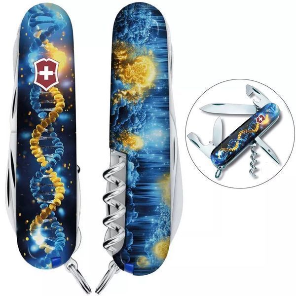 Швейцарський ніж Victorinox Spartan глянцевий ДНК Українця 1.3603.3_T3270pw V77554540 фото