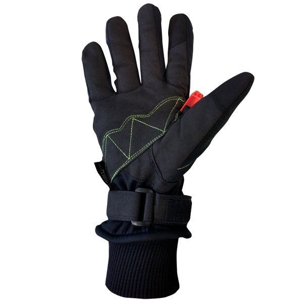 Рукавицы для скандинавской ходьбы Gabel Wind Tech N.C.S. Black/Green L (8015012100009) DAS301324 фото
