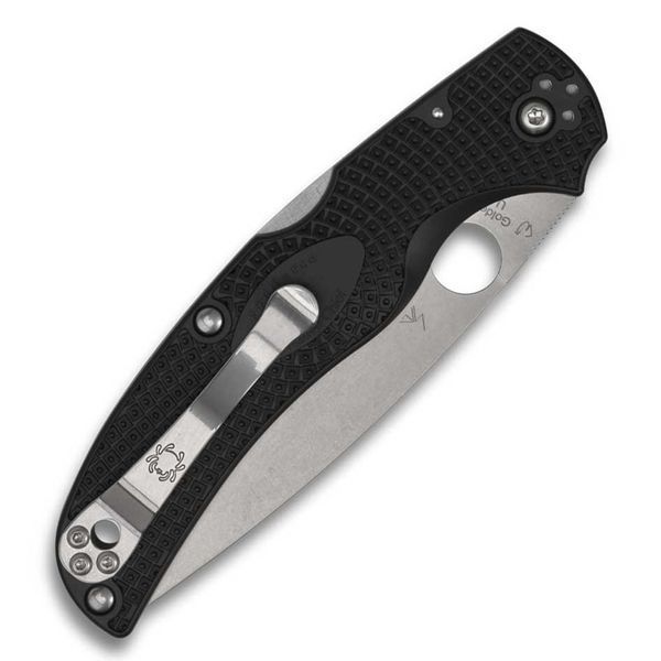Ніж Spyderco Native Chief Black FRN Напівсеррейтор C244PSBK 871647 фото