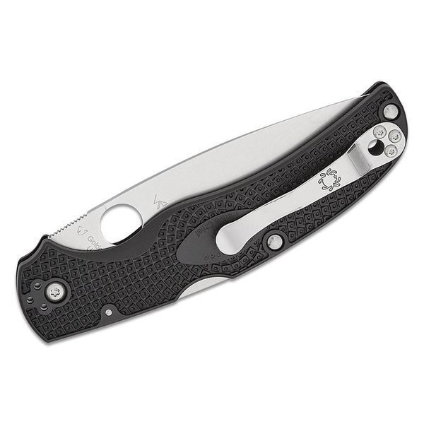 Ніж Spyderco Native Chief Black FRN Напівсеррейтор C244PSBK 871647 фото