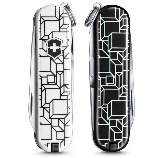 Швейцарский нож Victorinox Classic LE 2021 Cubic Illusion 58 мм 7 функций (0.6223.L2105) V77552862 фото