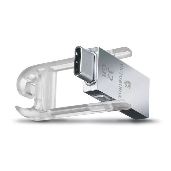 Швейцарський ніж Victorinox Work 58 мм 6 функцій USB флешка 32 Гб Сріблястий (4.6261.26G32B1) V77553485 фото