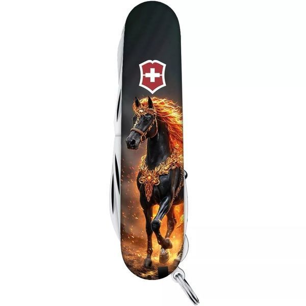 Швейцарский нож Victorinox Huntsman Zodiac Золотой конь Разноцветный 1.3713_Z5220pk V77554199 фото
