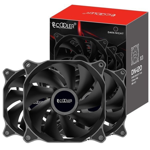 Корпусный вентилятор PCCOOLER DN 120 BK 3in1, черный DN 120 BK 3in1 1606557 фото