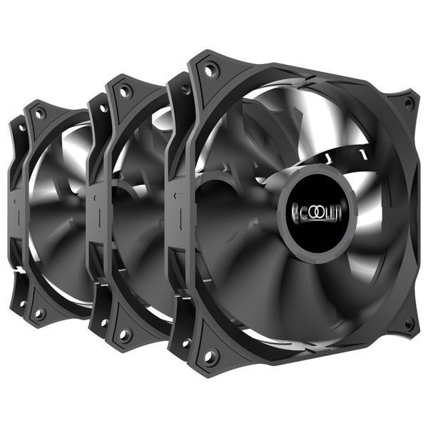 Корпусный вентилятор PCCOOLER DN 120 BK 3in1, черный DN 120 BK 3in1 1606557 фото