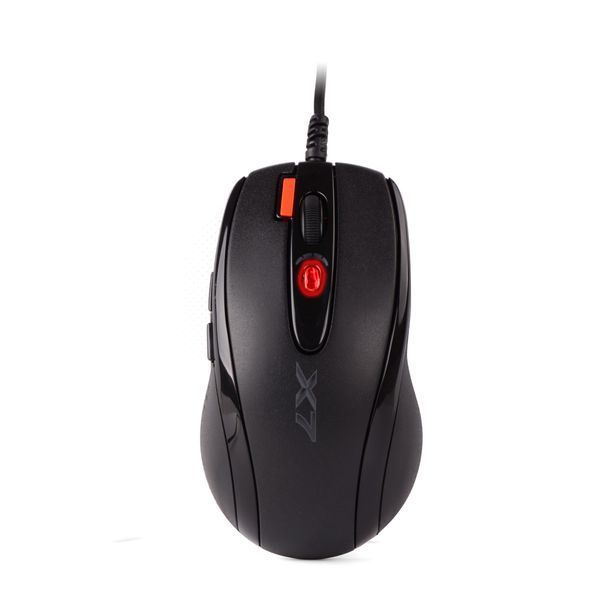 Мышь A4Tech X710BK USB, игровая, черная X-710BK USB (Black) 0202339 фото