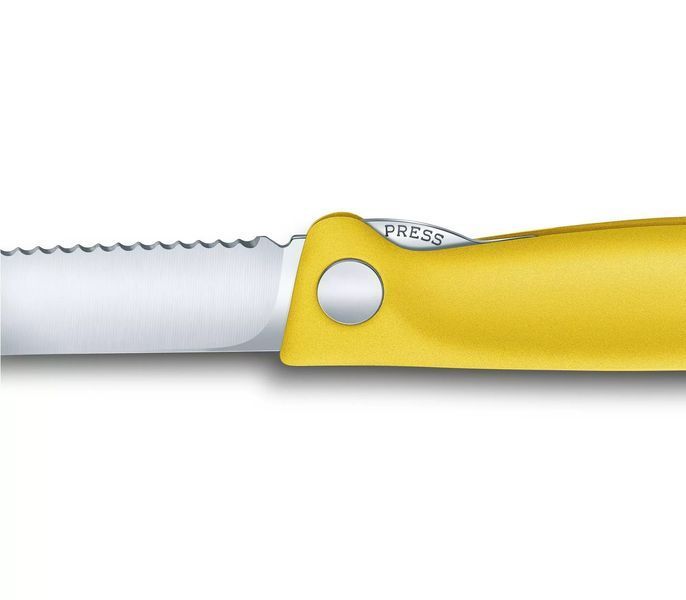 Кухонный нож Victorinox Swiss Classic Foldable Paring Knife складной, желтый, 11 см (6.7836.F8B) V77551484 фото