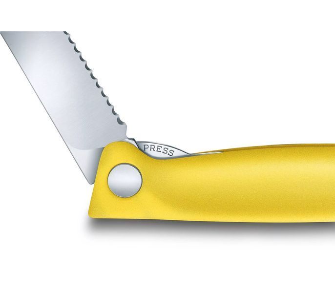 Кухонный нож Victorinox Swiss Classic Foldable Paring Knife складной, желтый, 11 см (6.7836.F8B) V77551484 фото