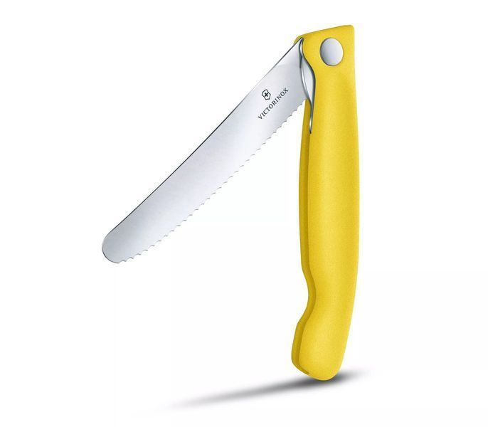 Кухонный нож Victorinox Swiss Classic Foldable Paring Knife складной, желтый, 11 см (6.7836.F8B) V77551484 фото