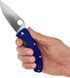 Ніж Spyderco Tenacious Blue CPM-S35VN C122PBL 871472 фото 9