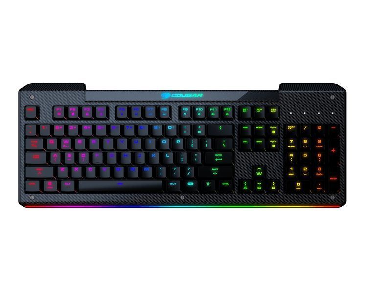 Клавіатура ігрова Cougar Aurora, з RGB підсвічуванням, USB Aurora S 1604026 фото
