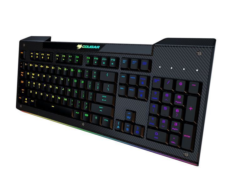 Клавіатура ігрова Cougar Aurora, з RGB підсвічуванням, USB Aurora S 1604026 фото
