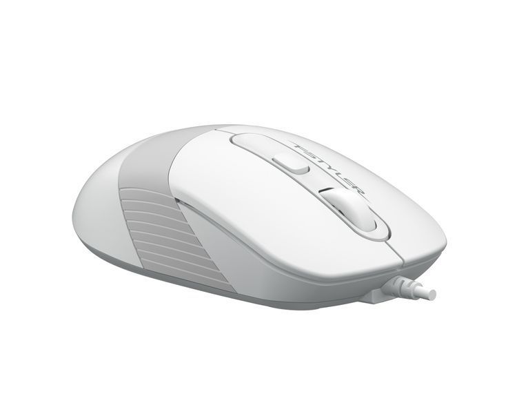 Миша A4Tech Fstyler FM10S (White), безшумна, USB, колір білий FM10S (White) 1604564 фото
