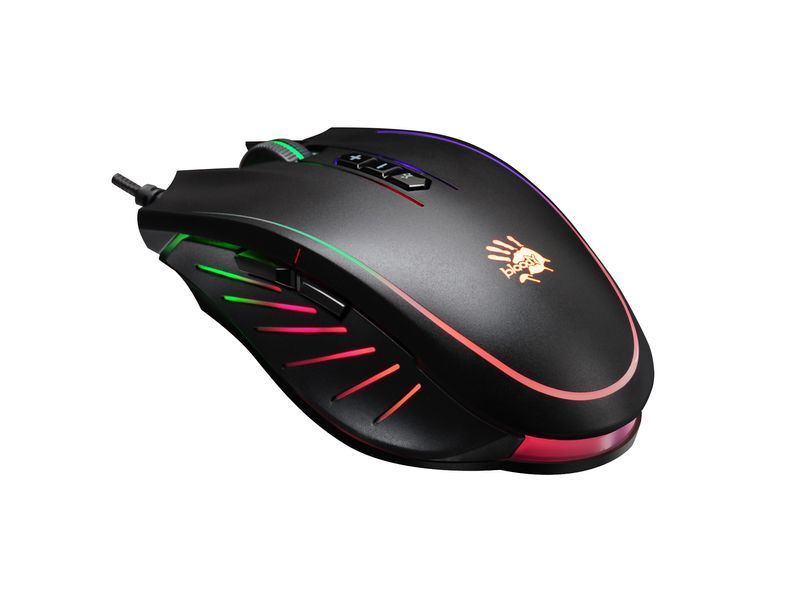 Миша ігрова A4-Tech Bloody Q81, чорна, з підсвічуванням Curve, USB Q81 Bloody Curve 1604410 фото