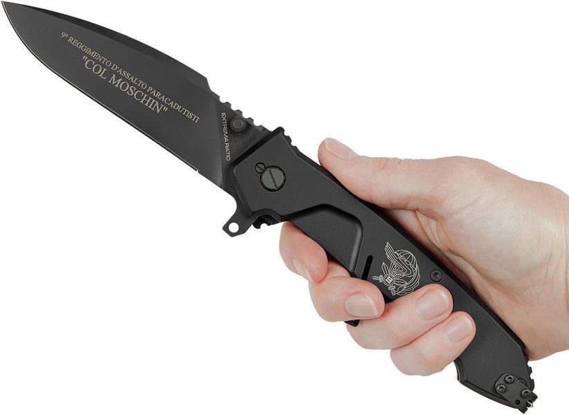 Ніж Extrema Ratio MF2 MIL-C Ordinanza Col Moschin black 04.1000.0142/BLK-OR 17840193 фото