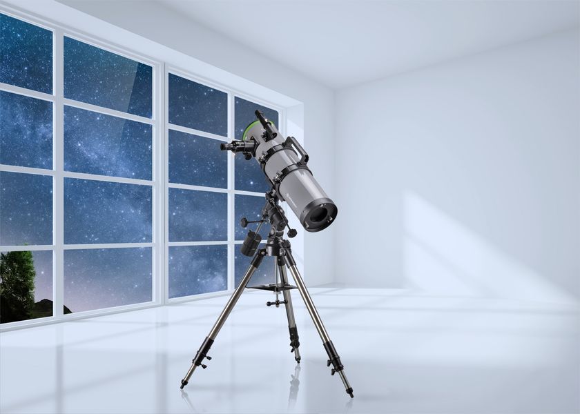 Телескоп Bresser Space Explorer 150/750 EQ3 з адаптером для смартфона (9621813) 930623 фото