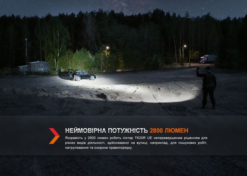 Фонарь тактический Fenix ​​TK20R UE, Темно-зеленый 94454 фото