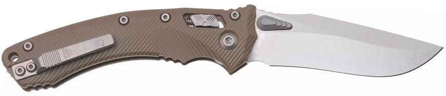 Нож Microtech Amphibian Stonewash Fluted G10 OD Green 137RL-10FLGTOD 14090774 фото