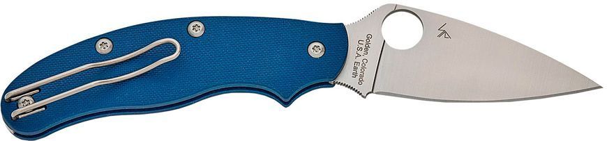 Ніж Spyderco Uk Penknife CPM SPY-27 G-10 Cobalt Blue C94GPCBL 871682 фото