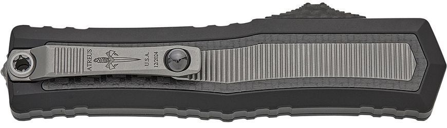 Ніж Microtech Atreus Custom Double Edge Mirror Polish CF Ti Inlay 1290-HPCFTI-MCK 14090705 фото