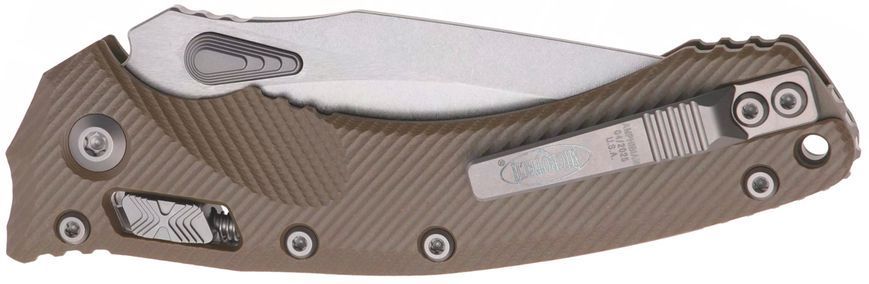 Нож Microtech Amphibian Stonewash Fluted G10 OD Green 137RL-10FLGTOD 14090774 фото